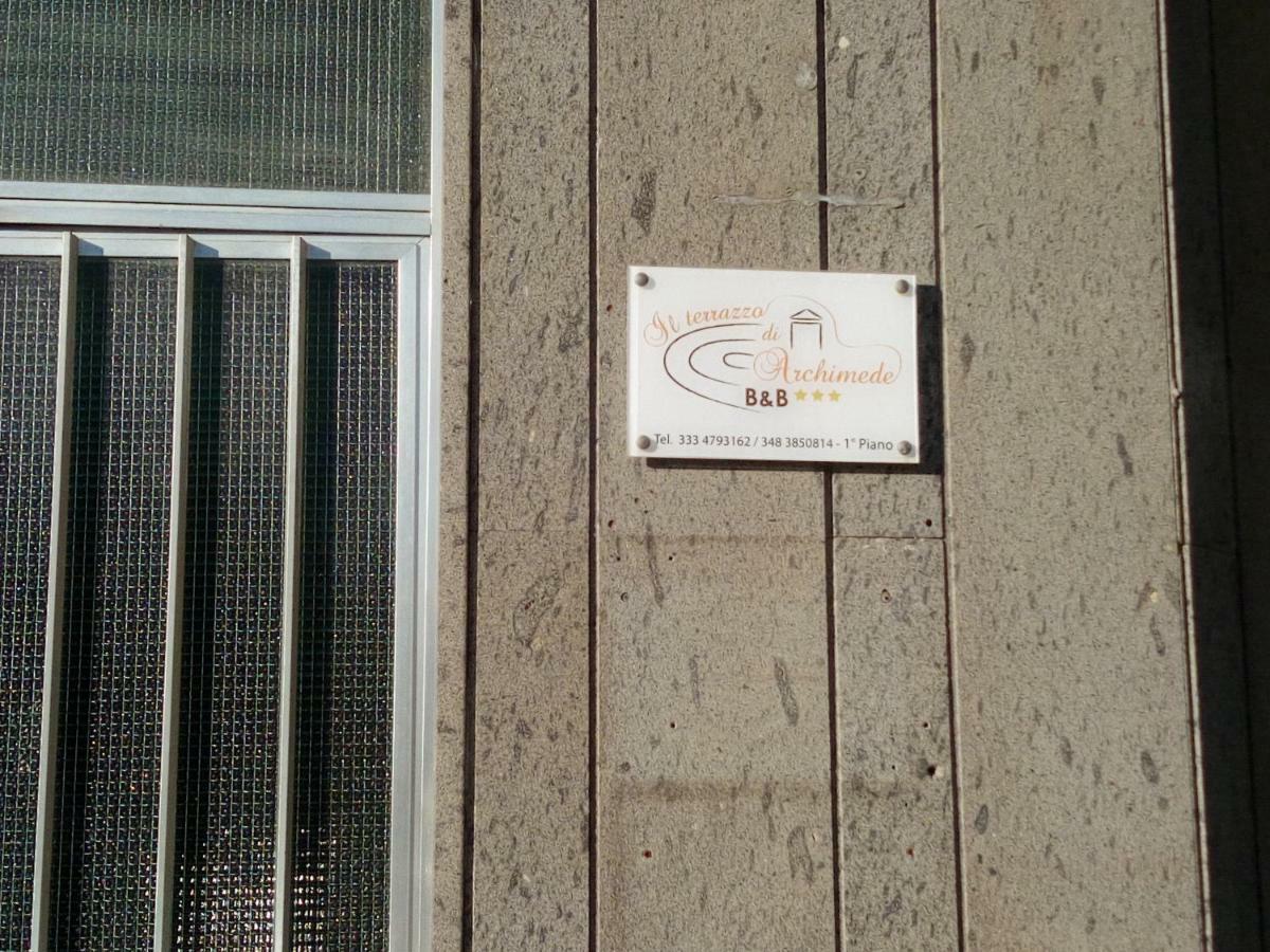 Affittacamere Il Terrazzo Di Archimede Syracuse Exterior photo